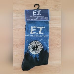 Dolls Kill E.T. Blue and Black Casual Socks